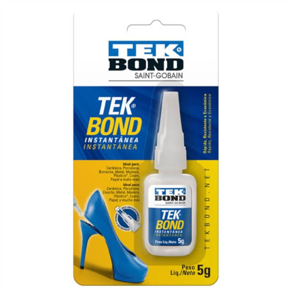 Imagem do produto Super Cola Instantânea 5 Gramas - 1344 - TEKBOND