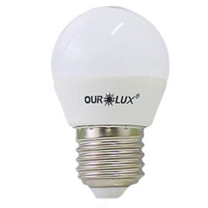 Lâmpada Superled Bolinha G45 de 4 Watts e 2700K - 20005 - OUROLUX