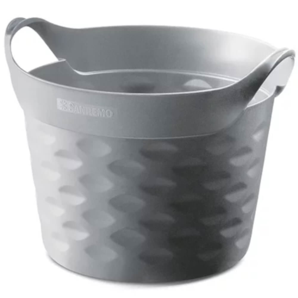Imagem do produto Cesto Organizador Circular Cinza 3 Litros - SR1803/2 - SANREMO