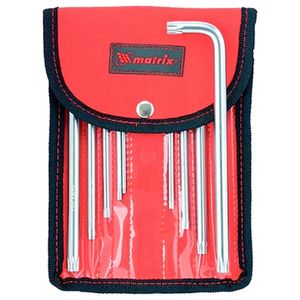 Jogo de Chaves Torx T10-T50 CrV 9 Peças - 123139 - MTX
