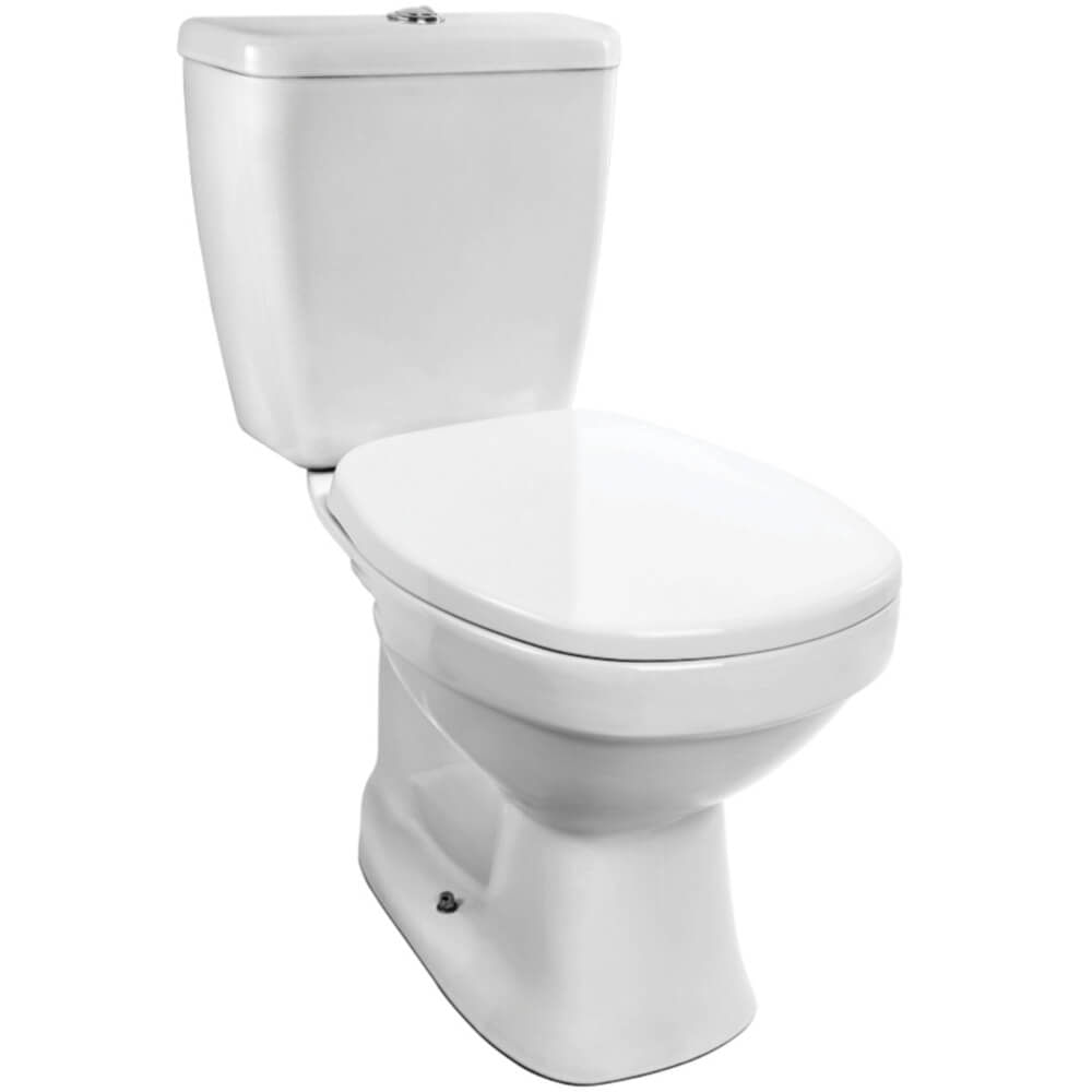 Imagem do produto Kit Bacia com Caixa Acoplada + Assento One Branco - 7720003 - LORENZETTI