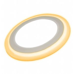 Painel Led Dual Color Embutir Redondo 18 Watts + 6 Watts - 15070107 - TASCHIBRA