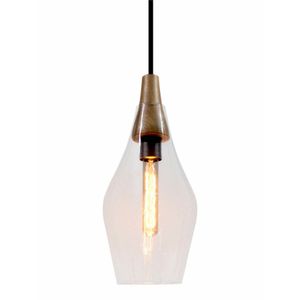 PENDENTE BELLINI LISO 1XE27 TRANSPARENTE TASCHIBRA