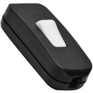 Interruptor para Meio de Cordão Preto 2A 250 Volts - 1125-N - LORENZETTI