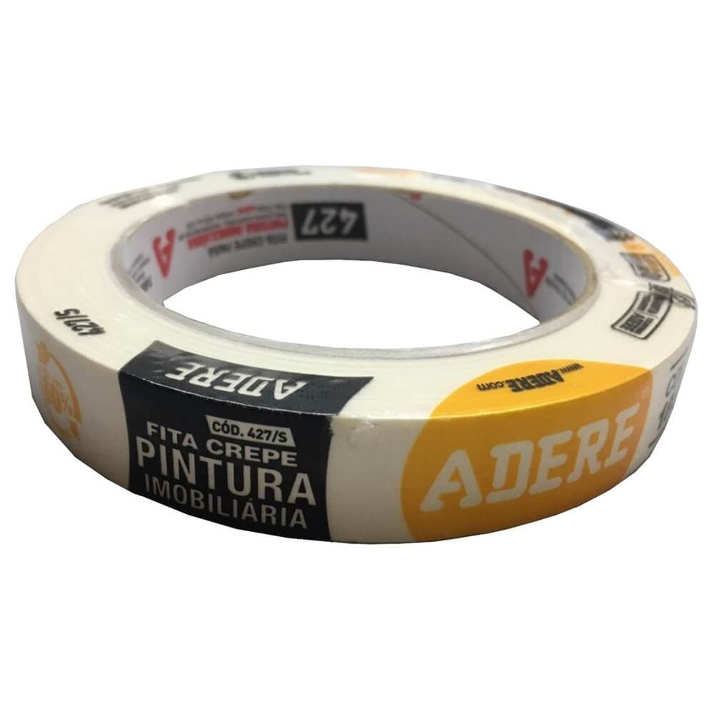 Imagem do produto Fita Crepe para Pintura Imobiliária Pro 427S 18mm x 50 Metros - 43108703 - ADERE
