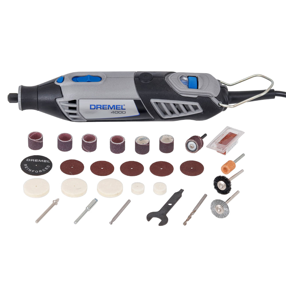 Imagem do produto Micro Retífica 4000 com 26 Acessórios 110 Volts - F0134000NU000 - DREMEL