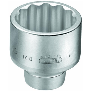 Soquete Estriado D-21 1"" - 36mm - 018.001 - GEDORE