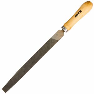 Lima Chata Bastarda 6” - 150mm com Cabo de Madeira - 1623455 - MTX