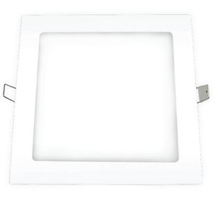 Plafon Led de Embutir 18 Watts 6500K Bivolt Quadrado - 03207 - OUROLUX