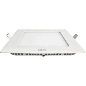 Plafon LED de Embutir 2700K Quadrado 36 Watts Bivolt - 03203A - OUROLUX