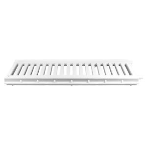 Grelha com Porta Gralha Reforçada 15x50cm Branco - 1639 - ESTRELA