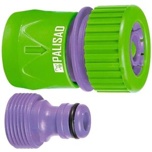 Engate Rápido 3/4"" Macho com Bloqueador de Passagem Rosca Externa - 657558 - PALISAD CAMPING