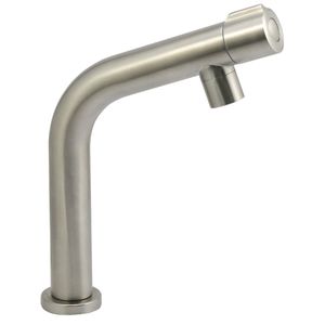 Torneira de Mesa Prática Steel Inox 1/4 de Volta para Lavatório 9503 - 771097 - STOC