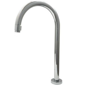 Torneira de Mesa Alta Tubo Redondo 23mm Modelo J Cromada 1241 - 772197 - STOC