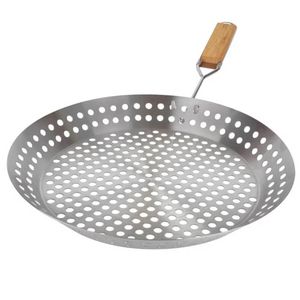 Frigideira Inox Para Grelhar 2 em 1 - 003375 - MOR