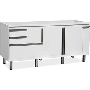 Gabinete de Cozinha New Elegance 1,74 Metros Branco / Branco - 941.174.002 - LOCATT