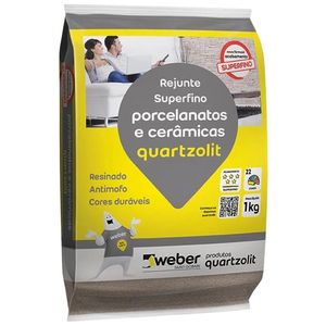 Rejunte Porcelanatos e Cerâmicas 1 Kilo Kraft - 0110.00161.0015FD - QUARTZOLIT