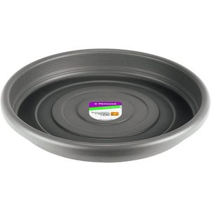 Prato de Plástico para Vaso de Jardim Cinza 10 cm - PR6540-1 - PINCEIS ATLAS