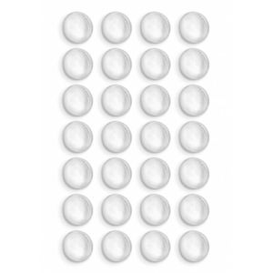 Protetores Anti-Impacto Transpararente com 28 Peças 8 x 8 mm - PR2141 - PINCEIS ATLAS