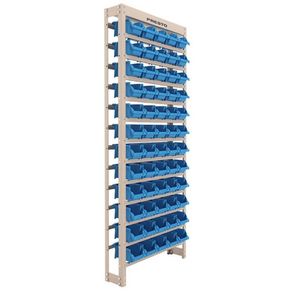 Kit Estante Gaveteiro Organizador 60/3 Azul - 93004 - PRESTO