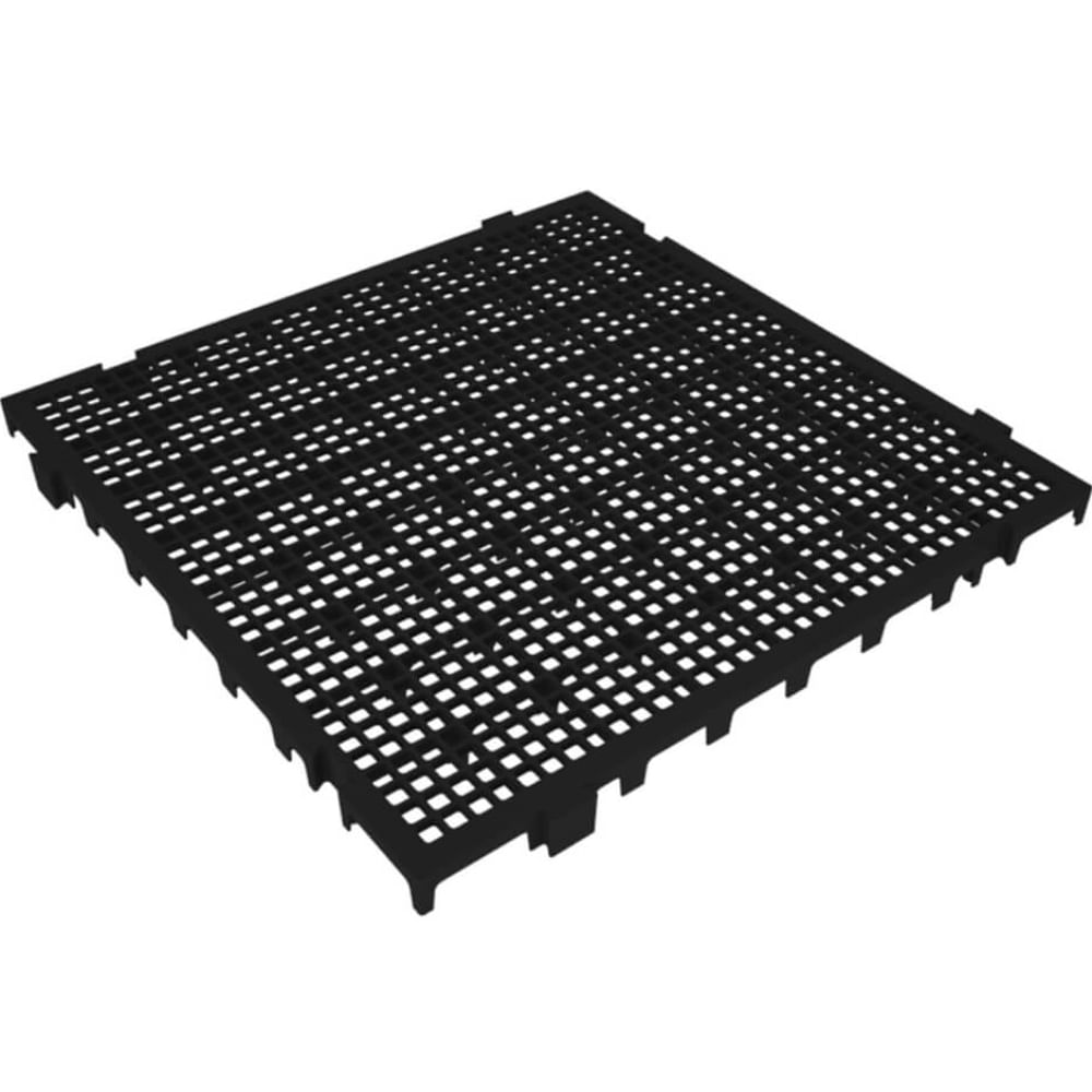 Imagem do produto Piso Plástico Modular Preto 50x50cm - 42526 - PRESTO