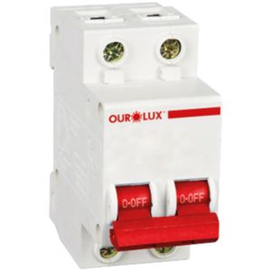 Disjuntor Bipolar Curva C 20 Ampères - 26068 - OUROLUX