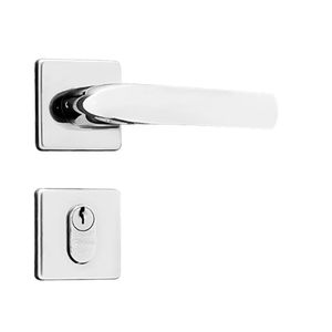 Conjunto De Fechadura Externa 1700 Viena Cromado - 94456 - SILVANA