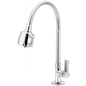 Torneira para Cozinha Bica Articulada com Ducha C60 Cromada de Mesa - VTM900CWB - ESTEVES