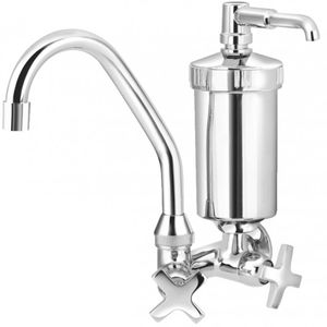 Torneira com Filtro para Cozinha ABS Alfa 1/4 de Volta C34 Cromada de Parede - VTF220CWB - ESTEVES