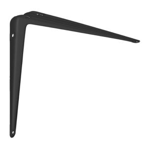 Suporte em L de Aço Preto 25 x 30 cm - SL-2530-PR - MULTIVISÃO