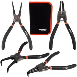 Alicate para Anéis 7"" (177mm) com 4 Peças - 6582 - WAFT
