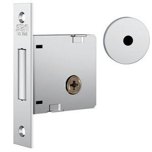 Fechadura Auxiliar 1004 com Roseta de Inox Polido - 10985 - STAM