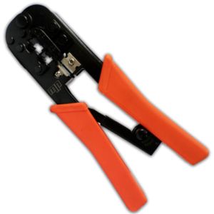 Alicate para Conectores RJ 11/12/45 com Catraca - IMF 4061 - MEGA POLO