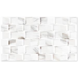 Revestimento Prisma Carrara 31x54cm Caixa 1,34m² / 8 Peças - 31107741 - SAVANE