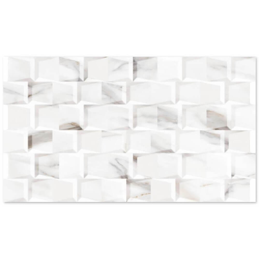 Imagem do produto Revestimento Prisma Carrara 31x54cm Caixa 1,34m² / 8 Peças - 31107741 - SAVANE
