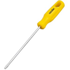 Chave de Fenda C 1/8"" x 4"" Aço Cromado com Ponta Magnetizada - 3070218400 - VONDER