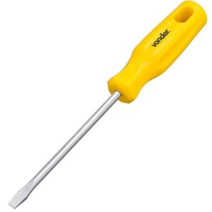 Chave de Fenda K 1/4"" x 5"" Aço Cromado com Ponta Magnetizada - 3070214500 - VONDER