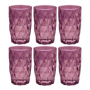 JOGO DE COPOS DE VIDRO 06 PÇS - 340ML DOLCE HOME