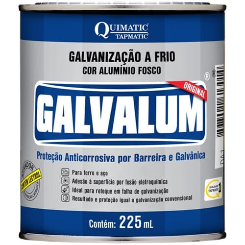 Imagem do produto Galvalum Galvanização a Frio Aluminizada 225ml - DA1 - TAPMATIC