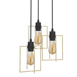 Pendente Square 3x E27 - 15050872 - TASCHIBRA