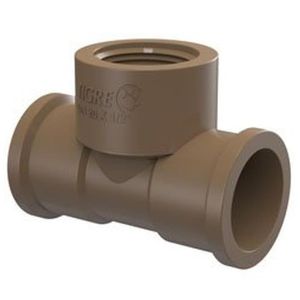 Tê 90º Graus Soldável com Rosca na Bolsa Central 20x20x1/2"" - 35488359 - TIGRE
