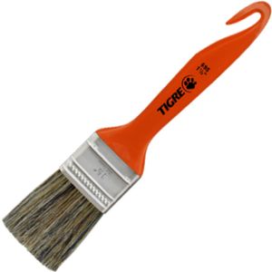 Trincha Média 695 Cerda Gris Cabo Anzol 1.1/2"" - 60695006 - PINCÉIS TIGRE