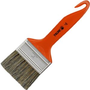 Trincha Média 695 Cerda Gris Cabo Anzol 3"" - 60695012 - PINCÉIS TIGRE