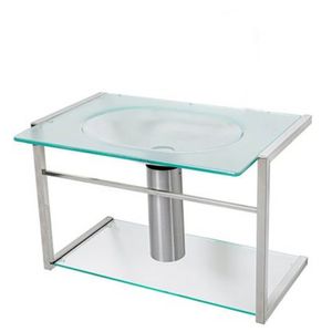 Lavabo em Inox Incolor com 76cm - 949-0 - CRIS-METAL