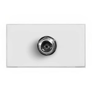 Módulo com 1 Conector para Antena Cinza Fosco - EKC-31000/43 - DICOMPEL
