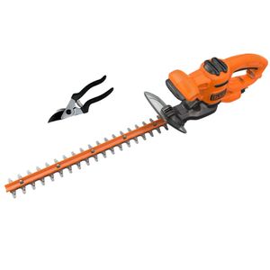 Aparador de Cerca Viva 18"" 460mm 110 Volts + Tesoura - BEHT201K-BR - BLACK & DECKER