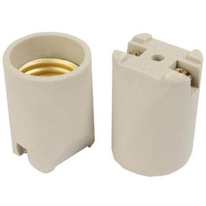 Soquete Porta Lâmpada de Porcelana para Luminaria com Borne - 7506 - GERMER