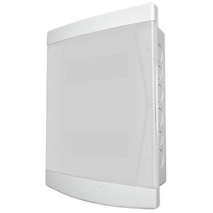 Quadro de Distribuição de Embutir 12/16 para Disjuntor com Barramento Porta Transparente com Bolsa - 33048548 - TIGRE