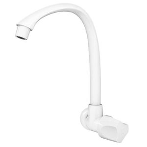 Torneira para Cozinha de Parede Bica Alta Móvel Orbe 1/2""-3/4"" Branca - 300000467 - TIGRE