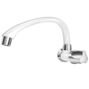 Torneira para Cozinha de Parede Horizontal Orbe Branco Cromado 1/2"" e 3/4'- 300000474 - TIGRE